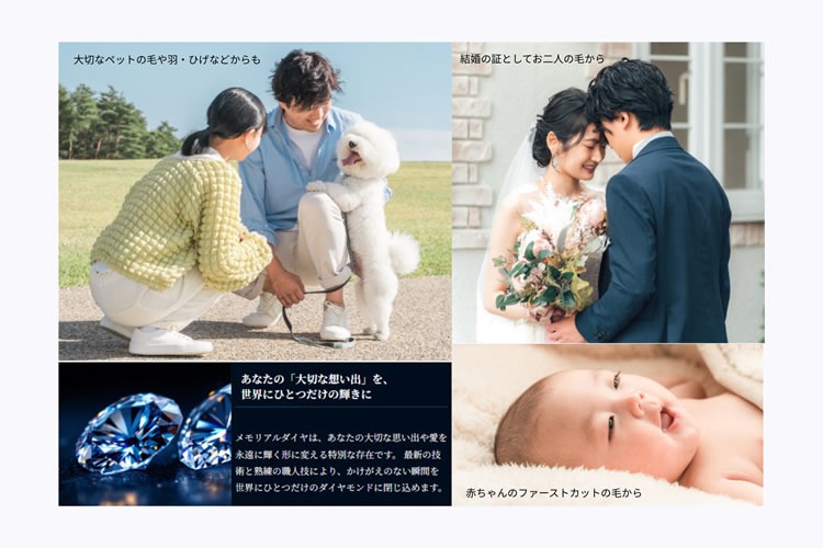 「メモリアルダイヤモンド」OEM代理店募集イメージ